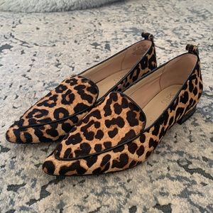 Fuzzy leopard flats